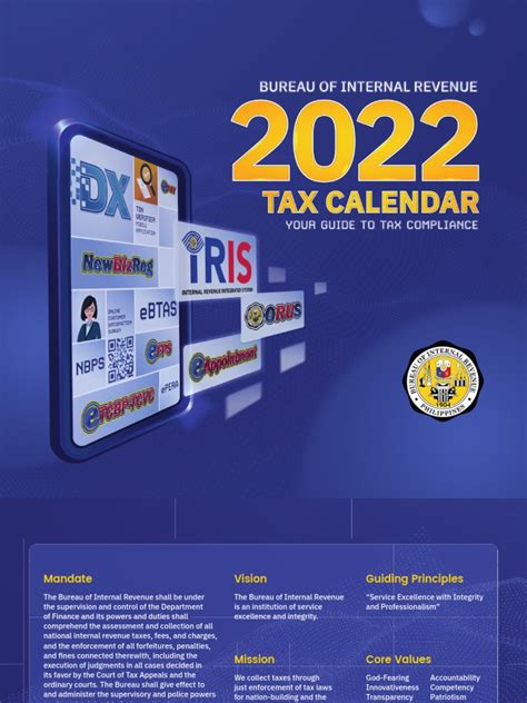 bir tax calendar 2022.
